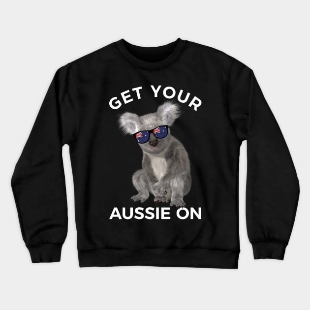 Get Your Aussie On Crewneck Sweatshirt by DPattonPD